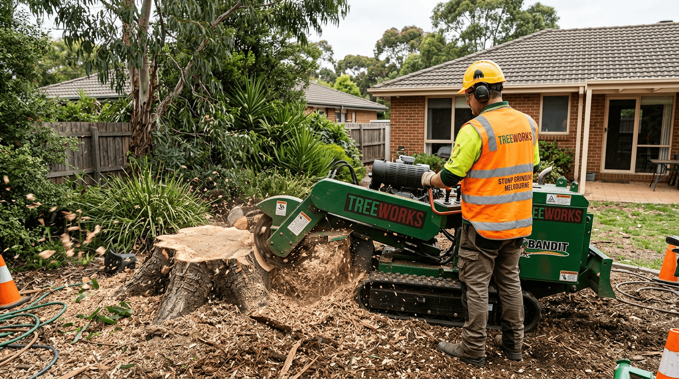 Stump grinding Melbourne